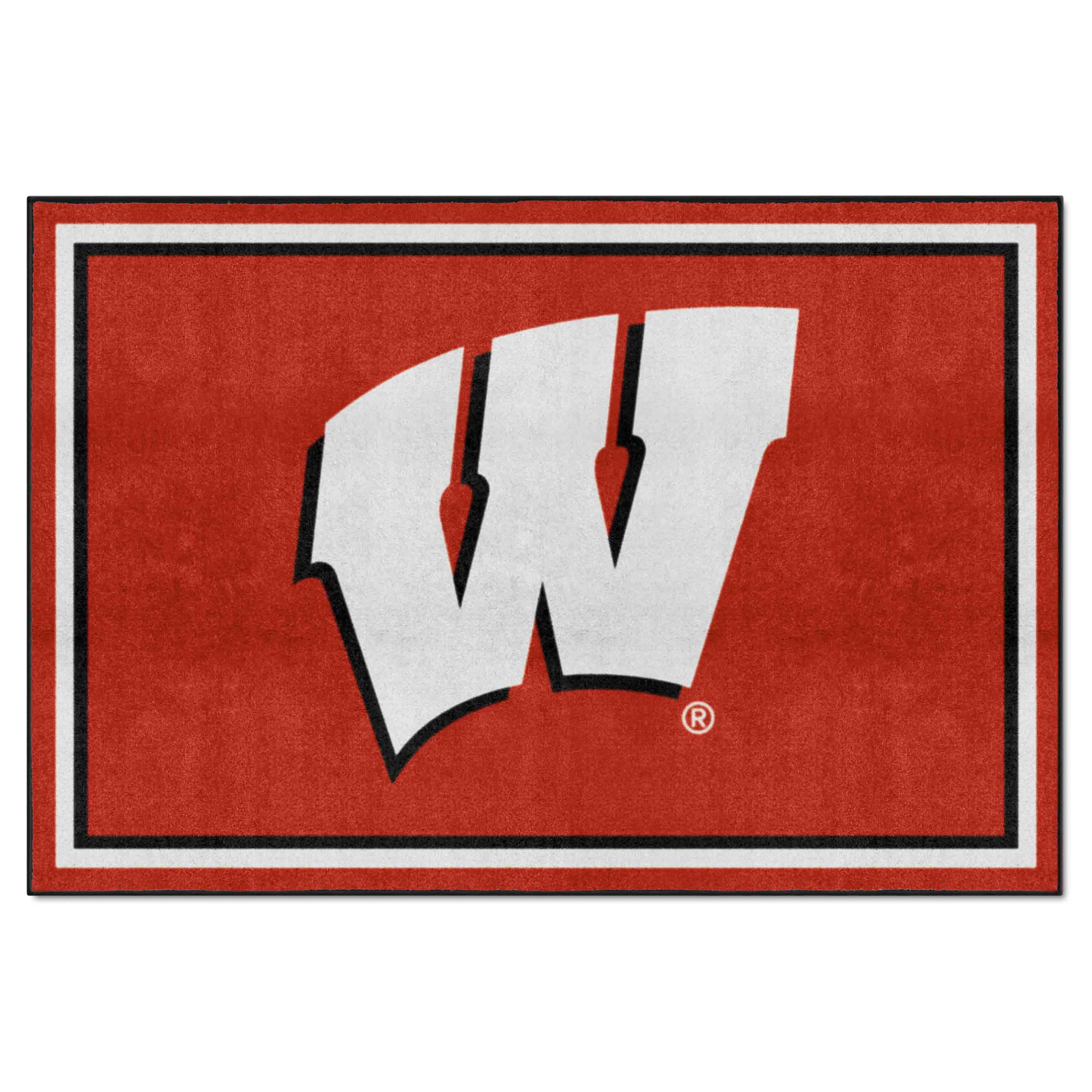 Wisconsin Badgers 5ft. x 8 ft. Plush Area Rug