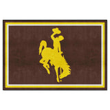 Wyoming Cowboys 5ft. x 8 ft. Plush Area Rug