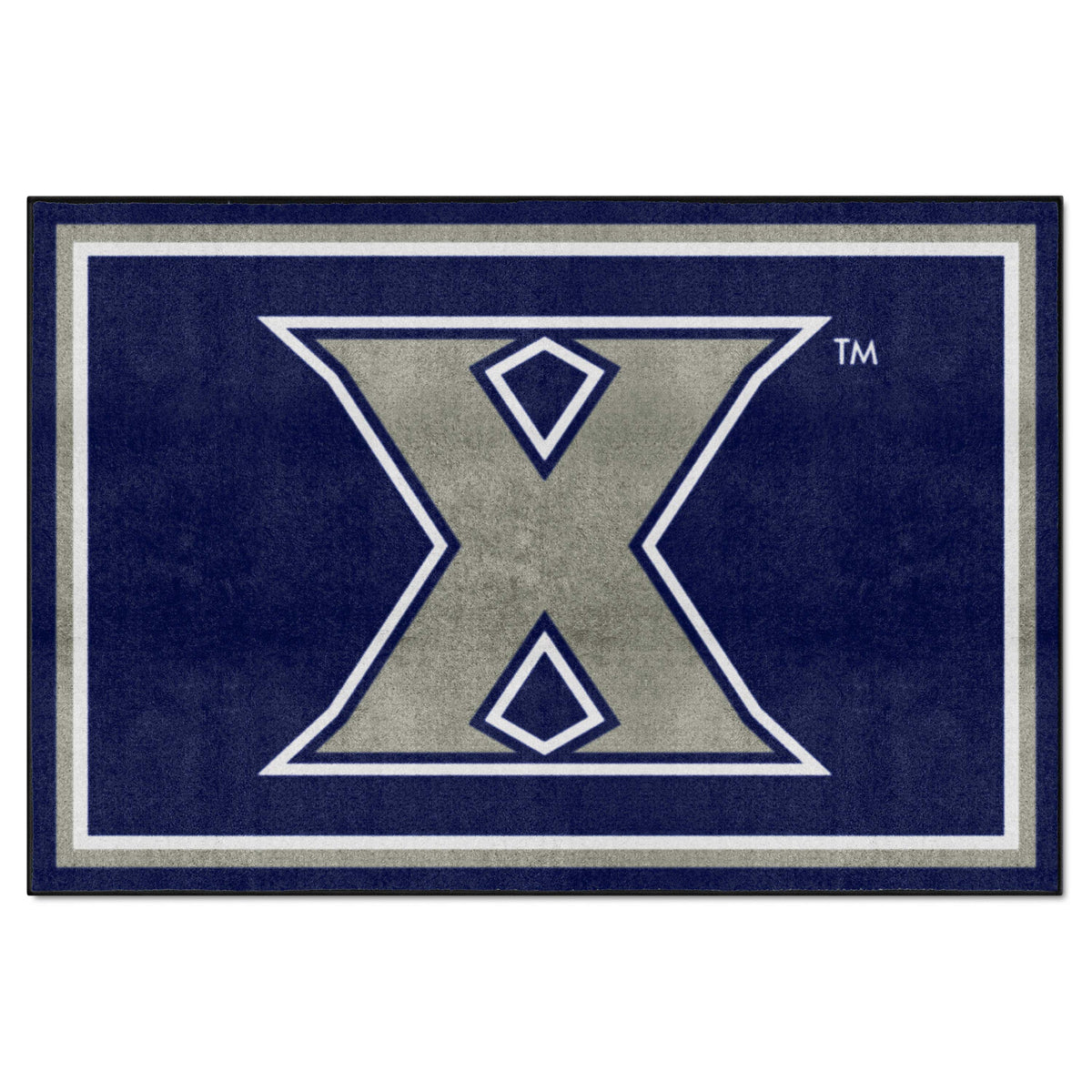 Xavier Musketeers 5ft. x 8 ft. Plush Area Rug