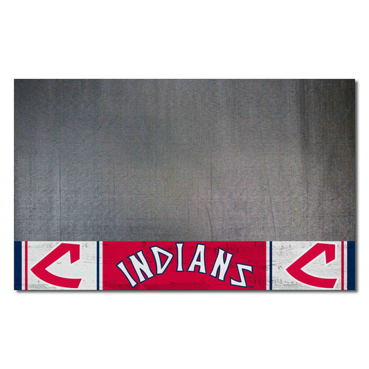 Cleveland Indians Vinyl Grill Mat - 26in. x 42in.