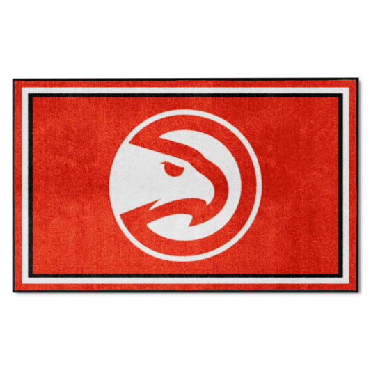 Atlanta Hawks 4ft. x 6ft. Plush Area Rug