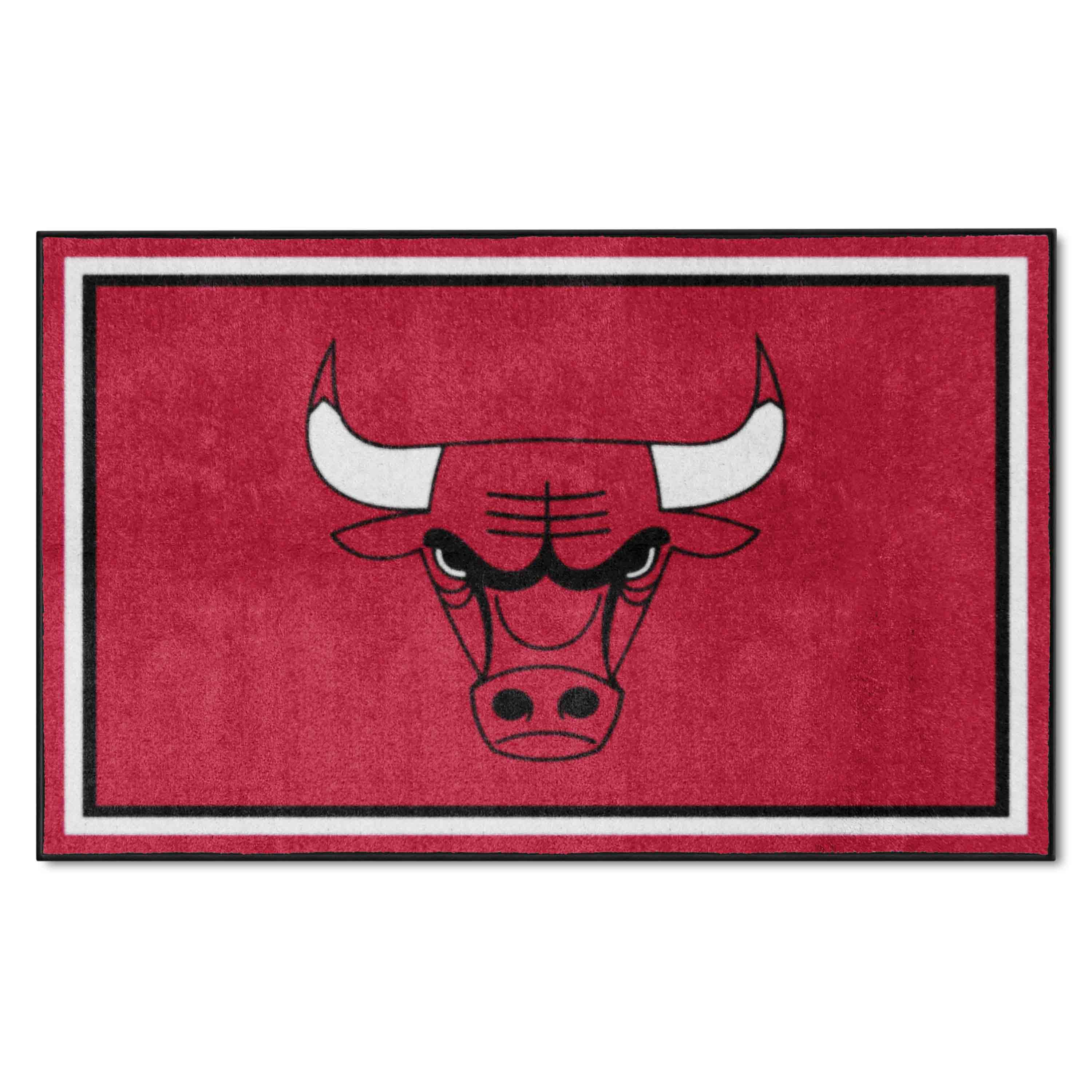 Chicago Bulls 4ft. x 6ft. Plush Area Rug - Chicago Bulls