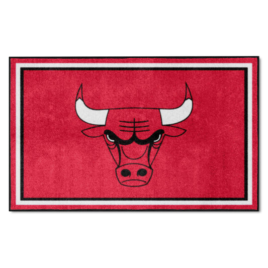 Chicago Bulls 4ft. x 6ft. Plush Area Rug - Chicago Bulls