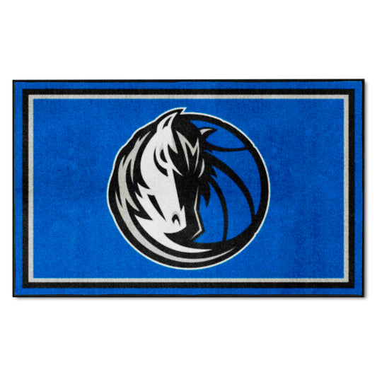 Dallas Mavericks 4ft. x 6ft. Plush Area Rug - Dallas Mavericks