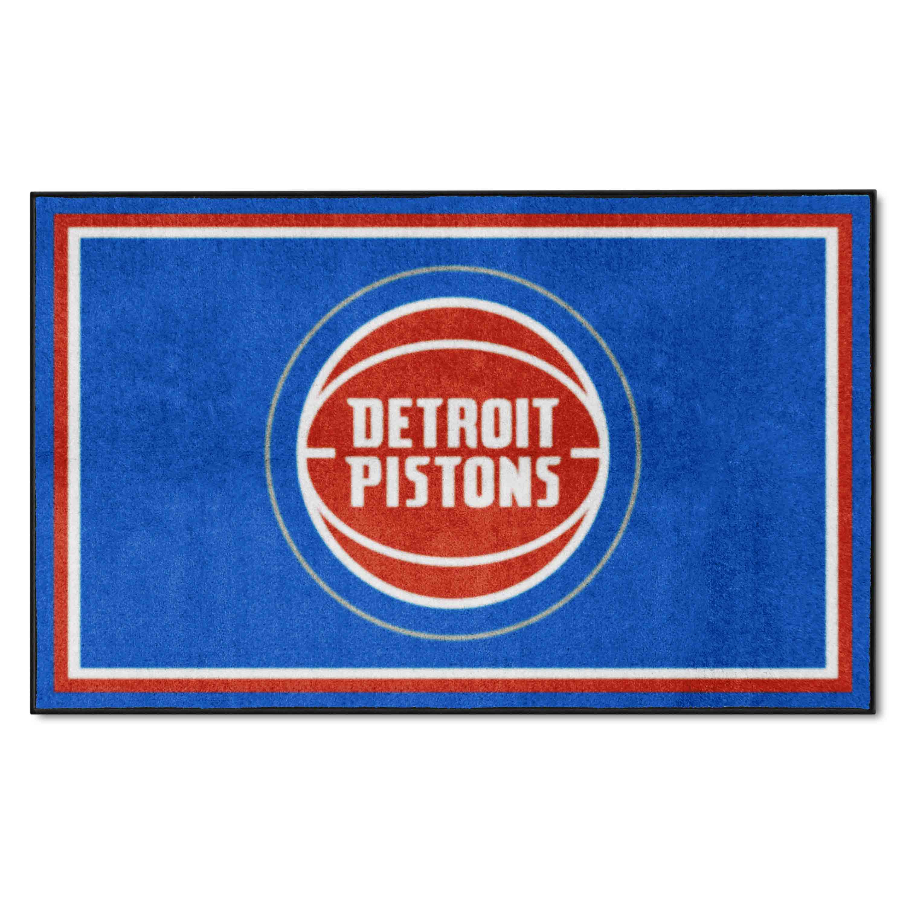 Detroit Pistons 4ft. x 6ft. Plush Area Rug