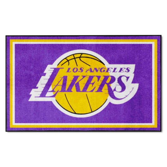 Los Angeles Lakers 4ft. x 6ft. Plush Area Rug