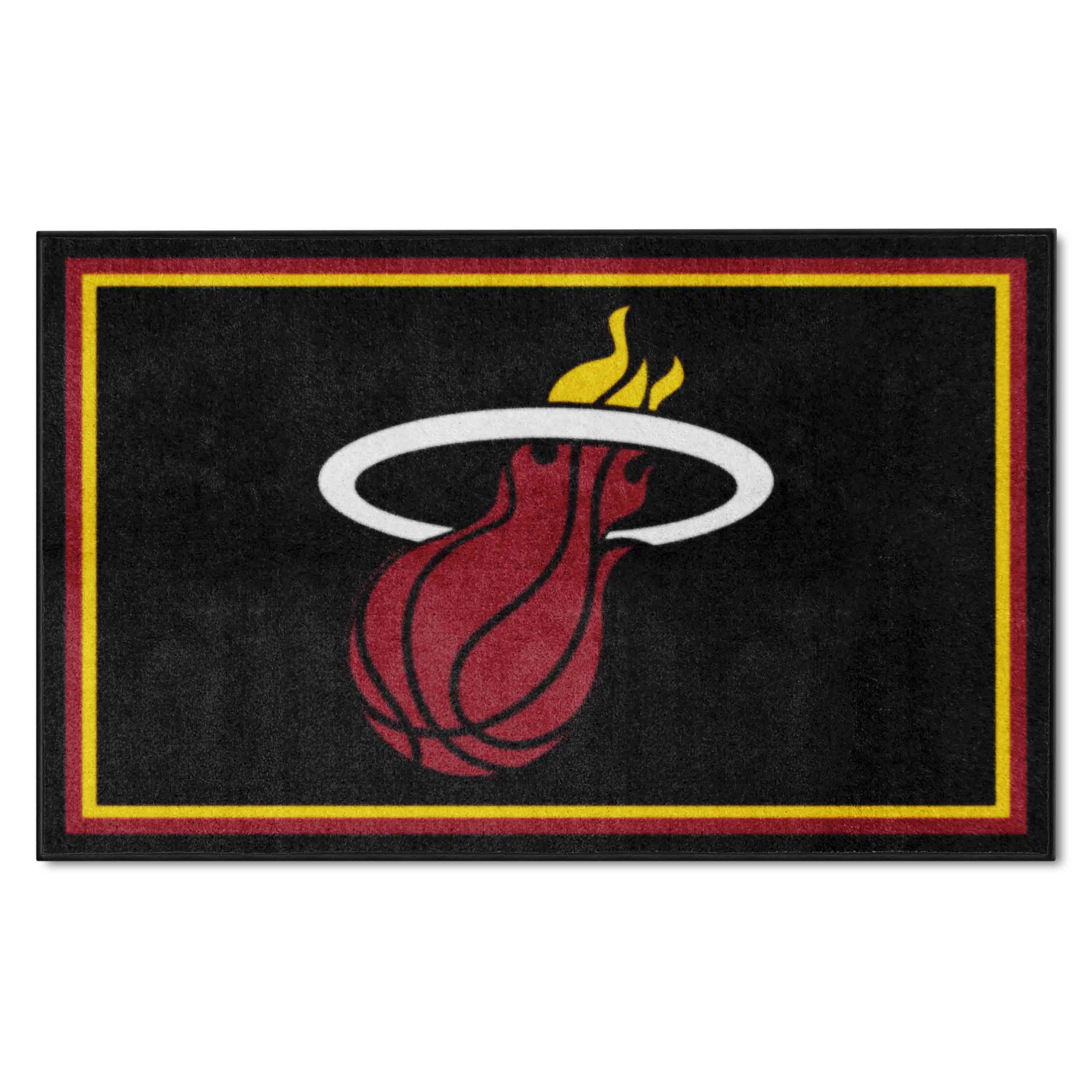 Miami Heat 4ft. x 6ft. Plush Area Rug