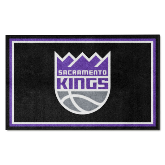 Sacramento Kings 4ft. x 6ft. Plush Area Rug - Sacramento Kings