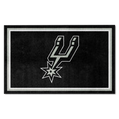 San Antonio Spurs 4ft. x 6ft. Plush Area Rug