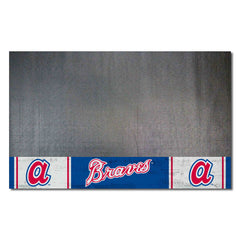 Atlanta Braves Vinyl Grill Mat - 26in. x 42in. 1974 Retro Logo - Atlanta Braves