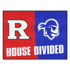 House Divided - Rutgers / Seton Hall House Divided House Divided Rug - 34 in. x 42.5 in.