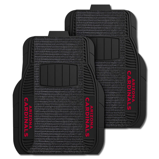 Arizona Cardinals 2 Piece Deluxe Car Mat Set