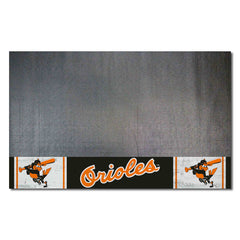 Baltimore Orioles Vinyl Grill Mat - 26in. x 42in. 1975 Retro Logo - Baltimore Orioles