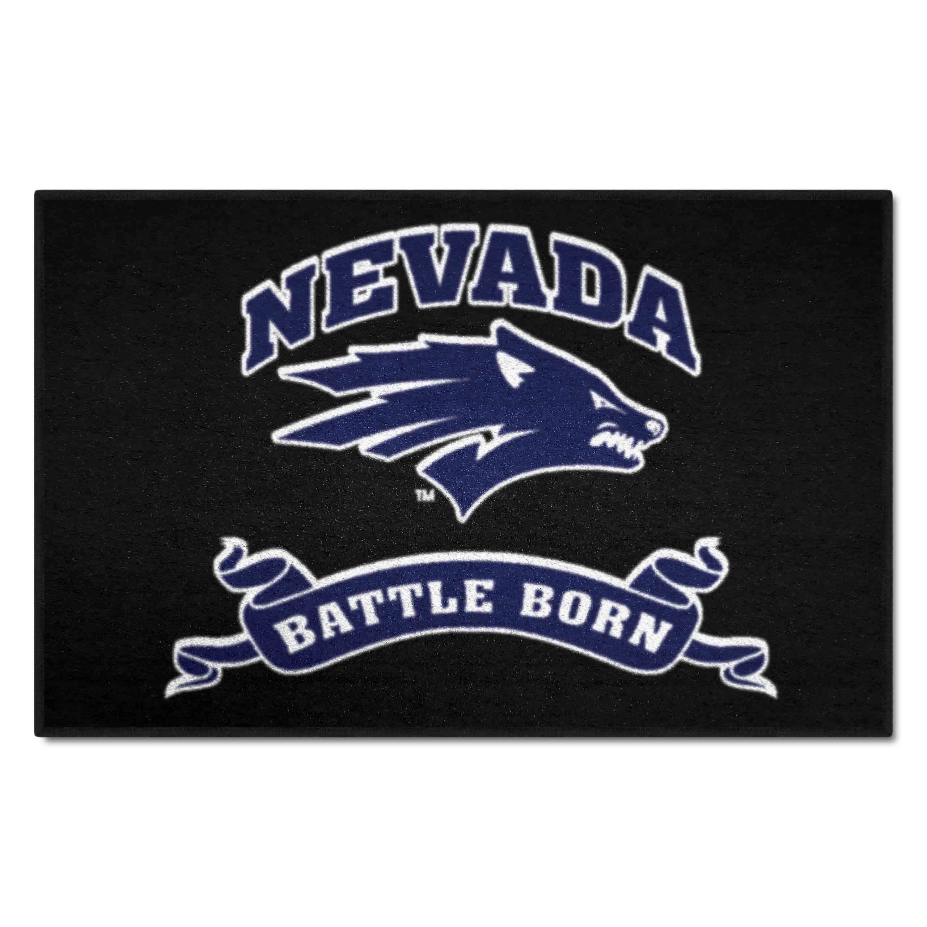 Nevada Wolfpack Starter Mat Accent Rug - 19in. x 30in., "Battle Born"