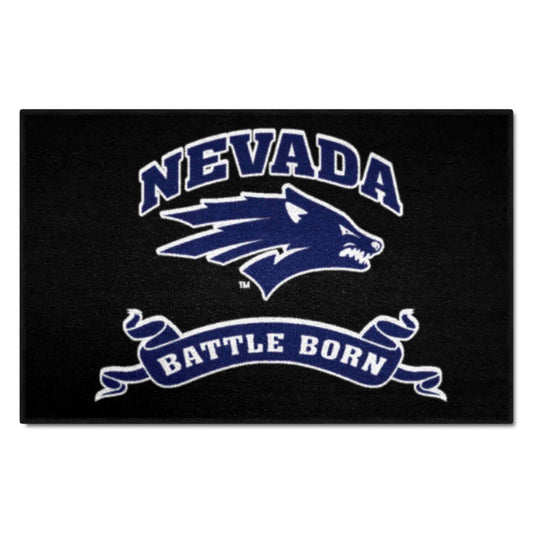 Nevada Wolfpack Starter Mat Accent Rug - 19in. x 30in., "Battle Born"