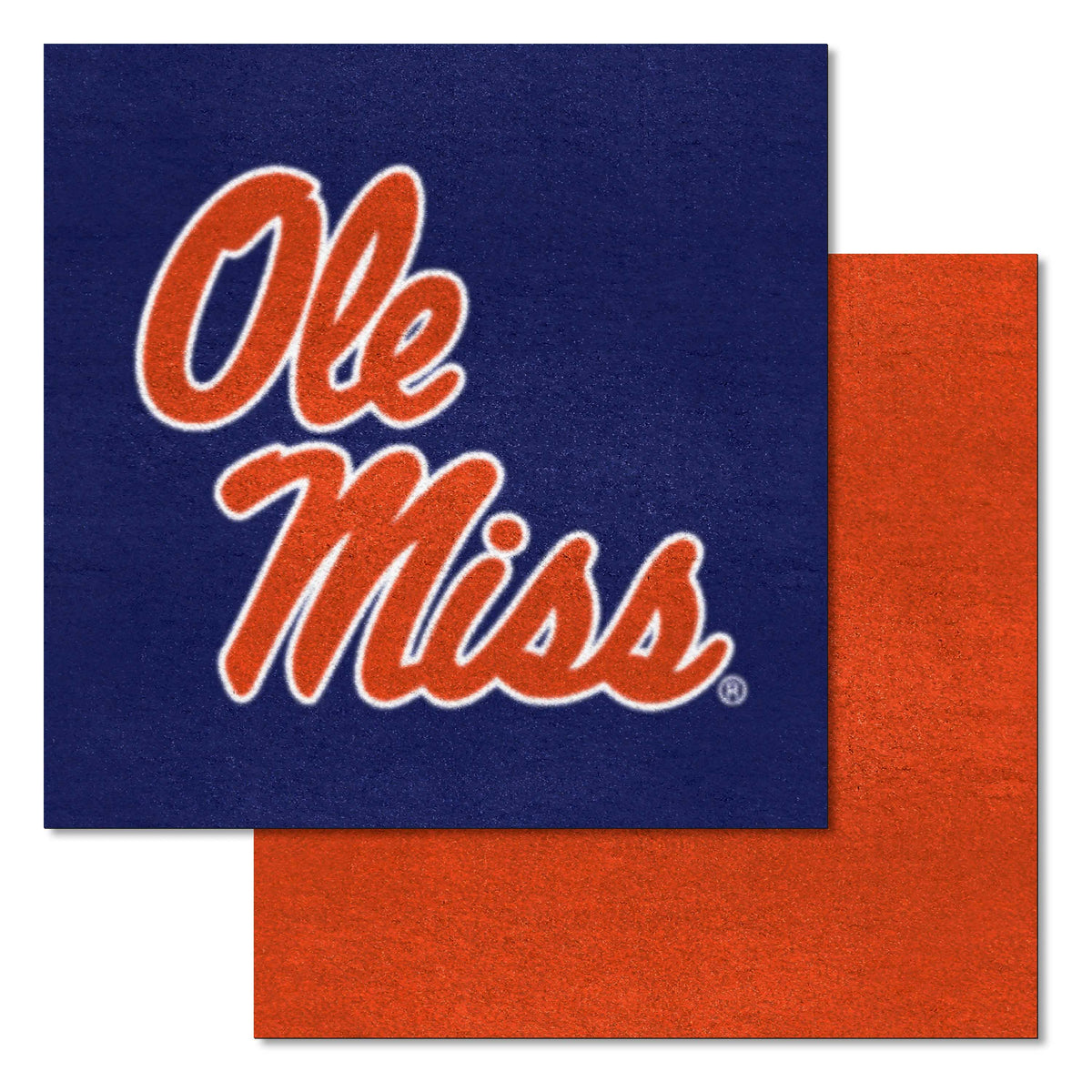 Ole Miss Rebels Team Carpet Tiles - 45 Sq Ft. - Ole Miss