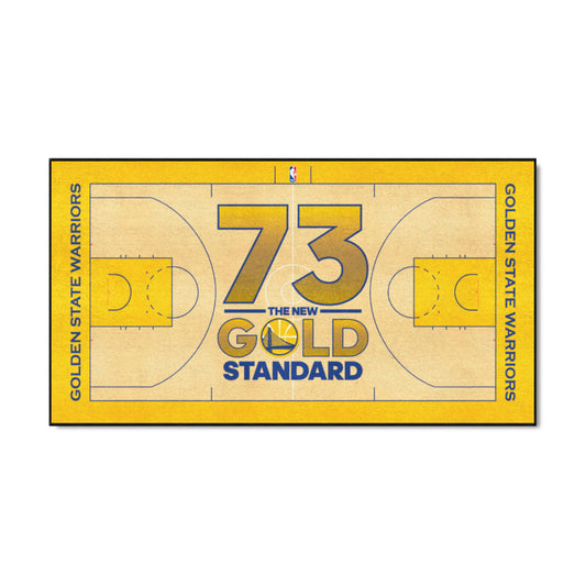 Golden State Warriors - 73 Large Court Runner Rug - 30in. x 54in.