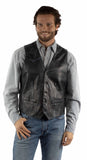 Scully leather Navy Men's vest 2061