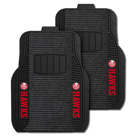 Atlanta Hawks 2 Piece Deluxe Car Mat Set - Atlanta Hawks