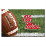 Ole Miss Rebels Rubber Scraper Door Mat