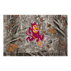 Arizona State Sun Devils Rubber Scraper Door Mat Camo, Sparky Logo