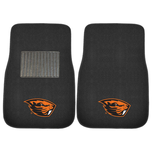 Oregon State Beavers Embroidered Car Mat Set - 2 Pieces