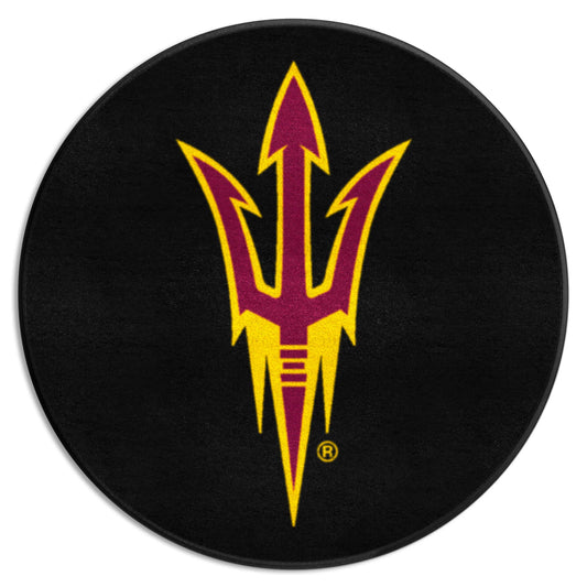 Arizona State Sun Devils Hockey Puck Rug - 27in. Diameter