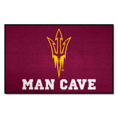 Arizona State Sun Devils Man Cave Starter Mat Accent Rug - 19in. x 30in., Pitchfork Logo