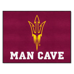 Arizona State Sun Devils Man Cave All-Star Rug - 34 in. x 42.5 in., Pitchfork Logo