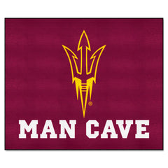 Arizona State Sun Devils Man Cave Tailgater Rug - 5ft. x 6ft., Pitchfork Logo