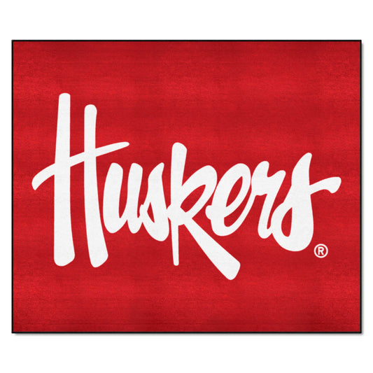 Nebraska Cornhuskers Tailgater Rug - 5ft. x 6ft., "Huskers" - Nebraska