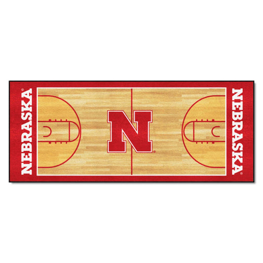 Nebraska Cornhuskers Court Runner Rug - 30in. x 72in.