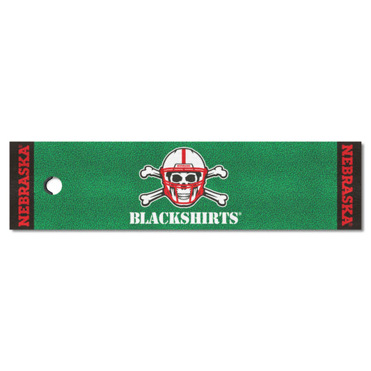 Nebraska Cornhuskers Putting Green Mat - 1.5ft. x 6ft. - Nebraska