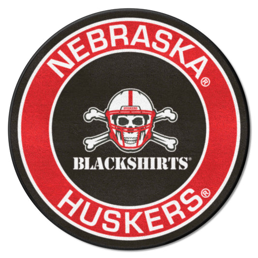 Nebraska Cornhuskers Roundel Rug - 27in. Diameter