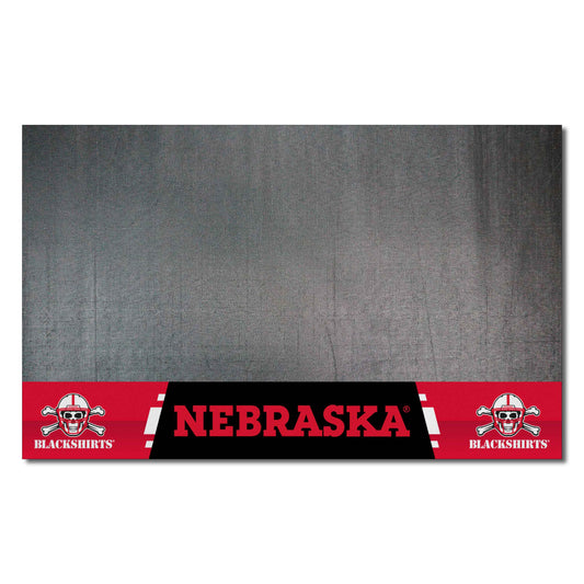 Nebraska Cornhuskers Vinyl Grill Mat - 26in. x 42in.