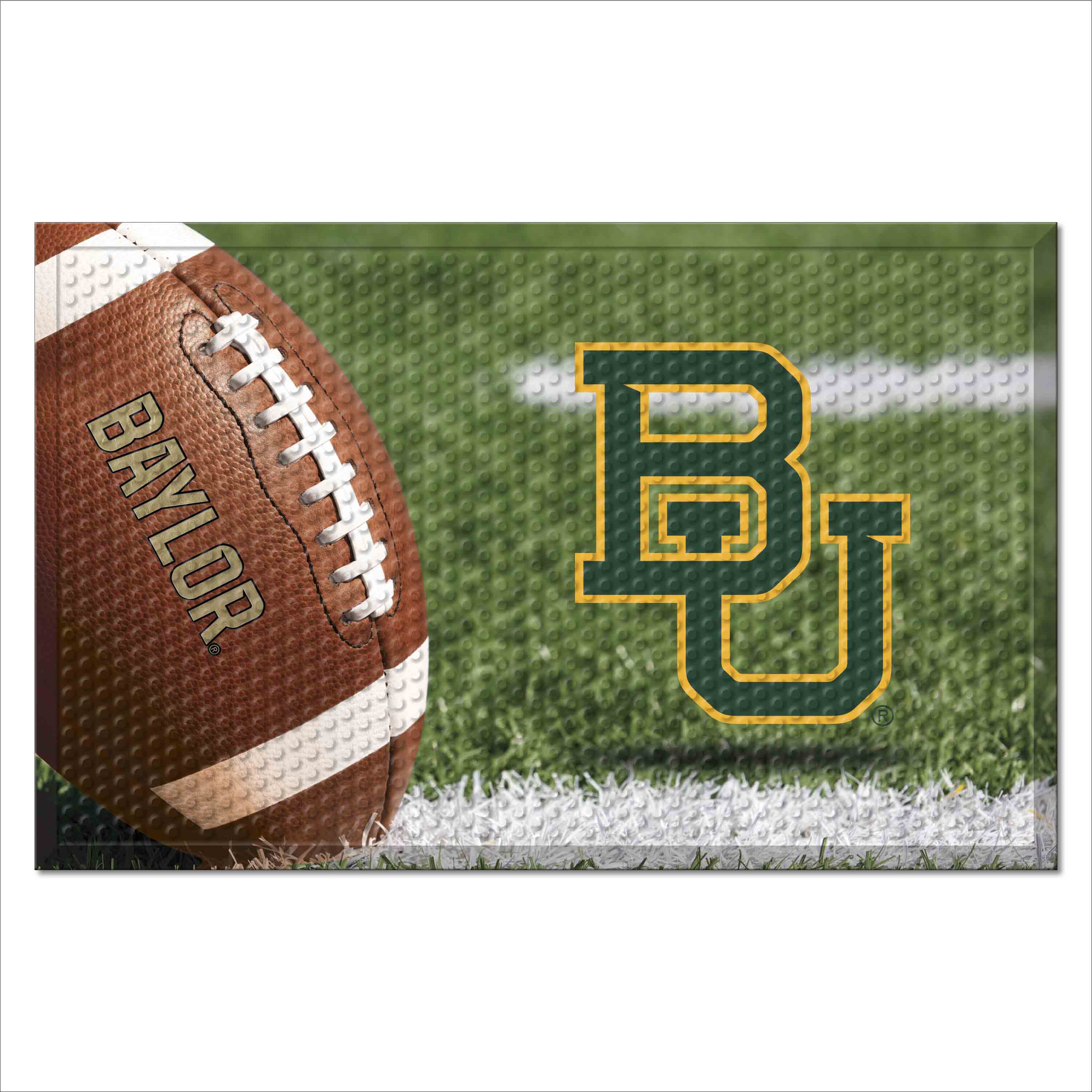 Baylor Bears Rubber Scraper Door Mat