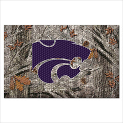 Kansas State Wildcats Rubber Scraper Door Mat Camo