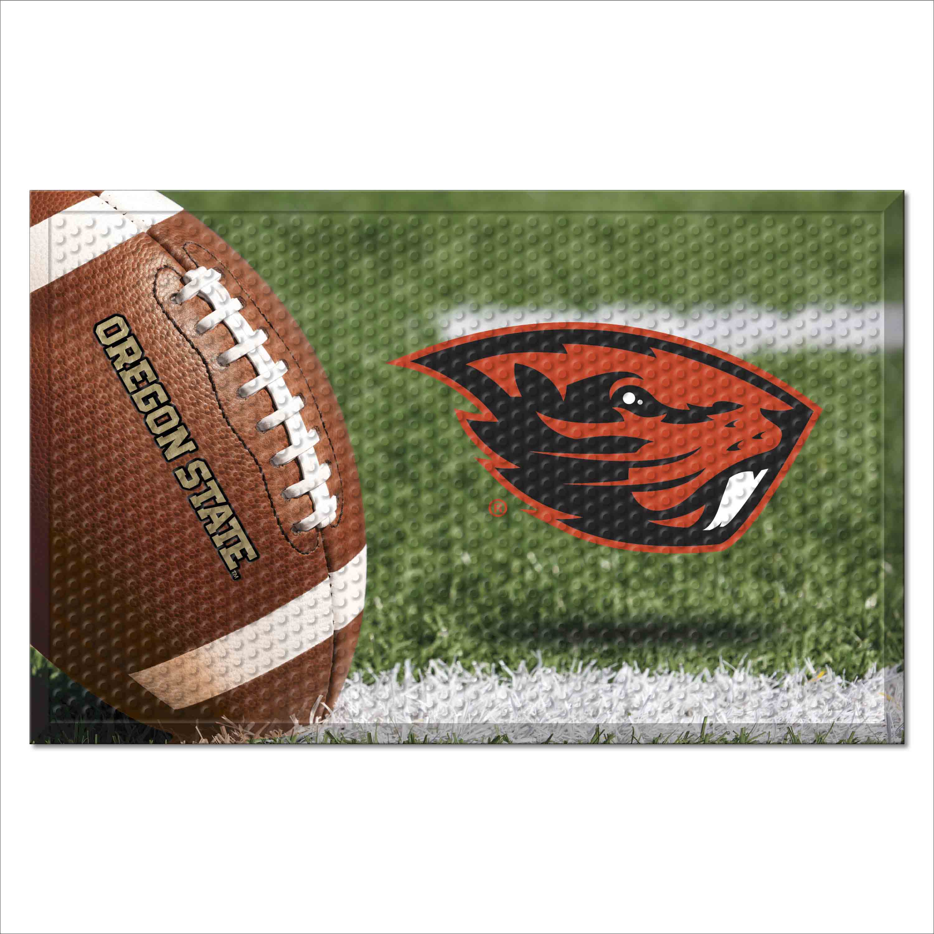 Oregon State Beavers Rubber Scraper Door Mat