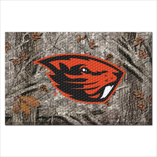 Oregon State Beavers Rubber Scraper Door Mat Camo