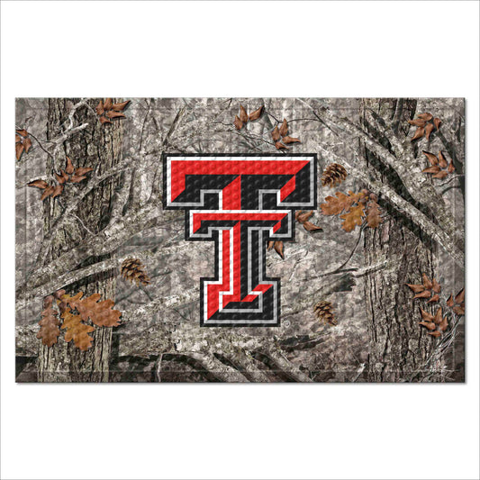 Texas Tech Red Raiders Rubber Scraper Door Mat Camo