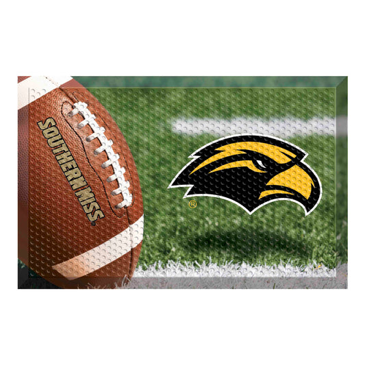 Southern Miss Rubber Scraper Door Mat