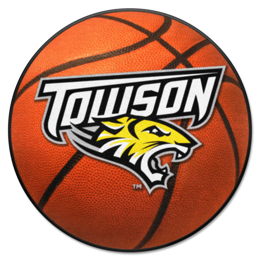 Towson Tigers Basketball Rug - 27in. Diameter