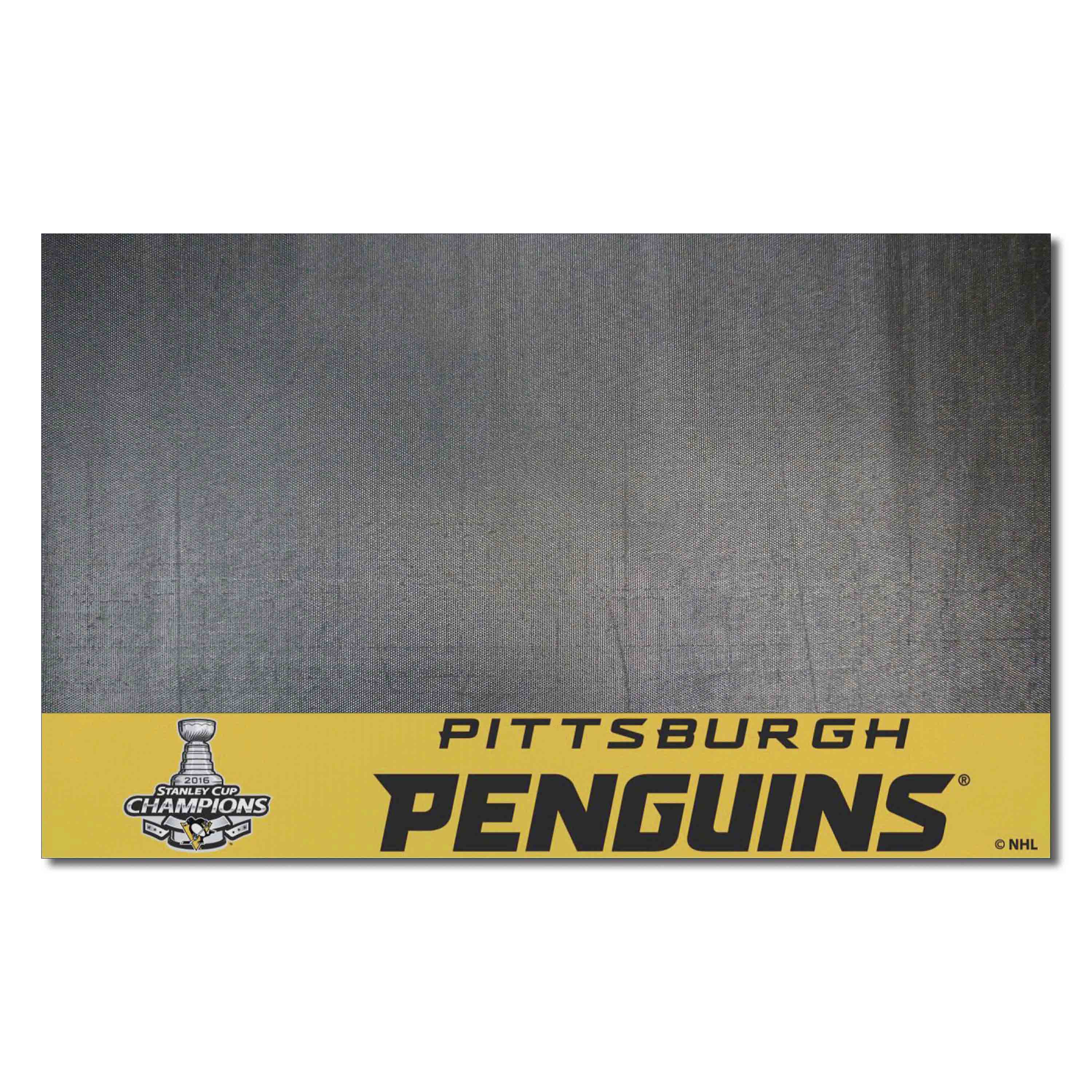 Pittsburgh Penguins Vinyl Grill Mat - 26in. x 42in., 2016 NHL Stanley Cup Champions