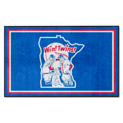 Minnesota Twins 4ft. x 6ft. Plush Area Rug1978