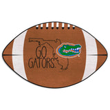 Florida Gators Southern Style Football Rug - 20.5in. x 32.5in.