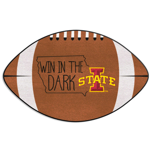 Iowa State Cyclones Southern Style Football Rug - 20.5in. x 32.5in.