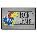 Kansas Jayhawks Southern Style Starter Mat Accent Rug - 19in. x 30in.