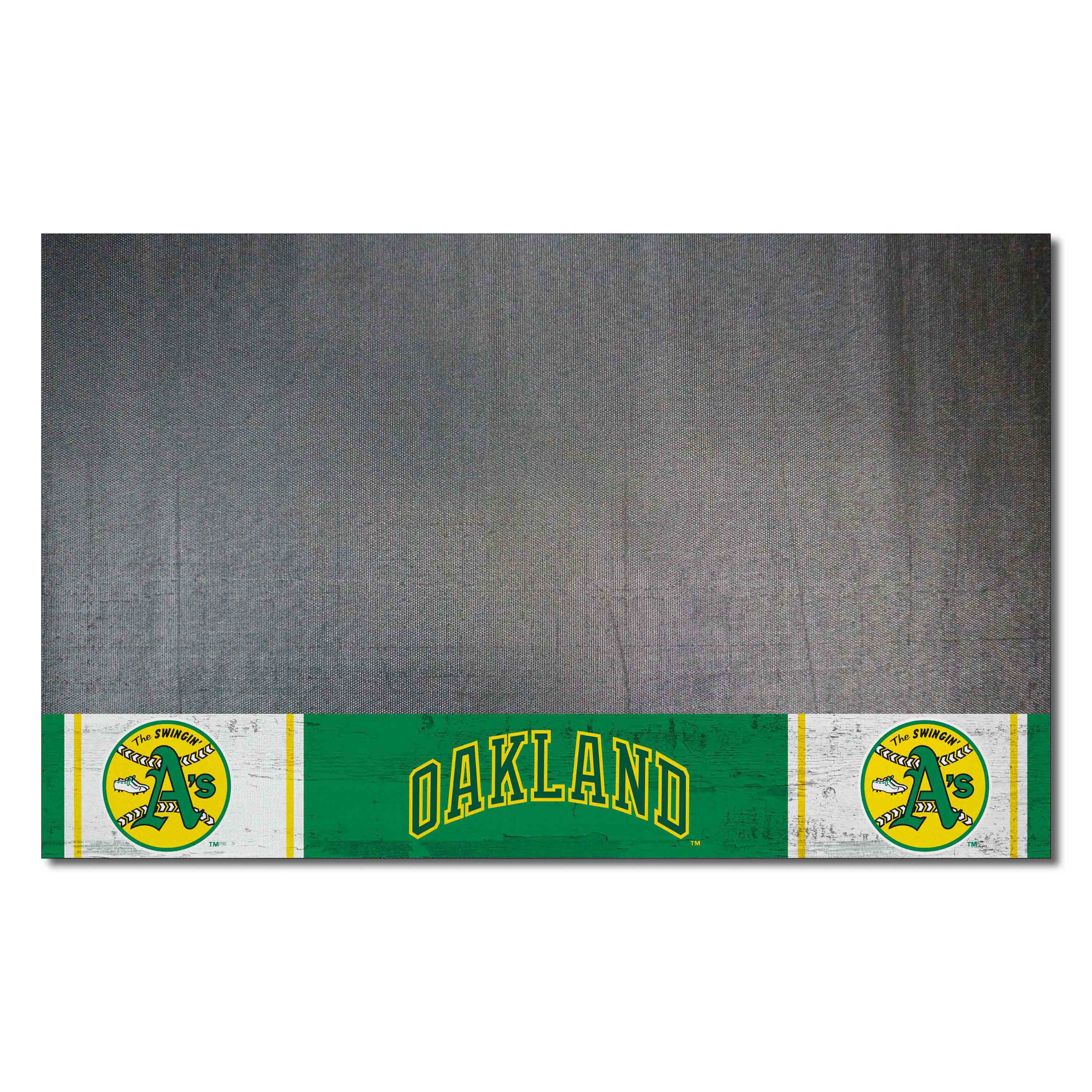 Oakland Athletics Vinyl Grill Mat - 26in. x 42in.1981 - Oakland Athletics