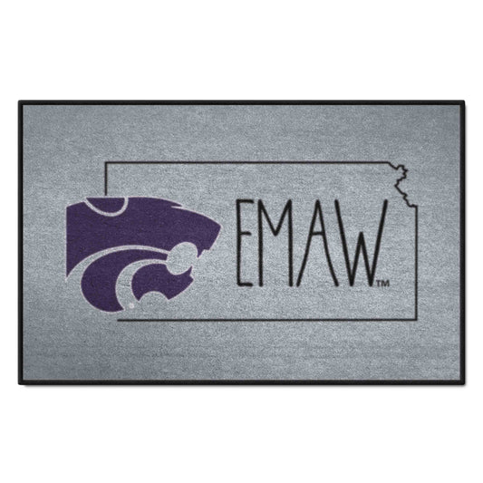 Kansas State Wildcats Southern Style Starter Mat Accent Rug - 19in. x 30in.