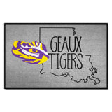 LSU Tigers Southern Style Starter Mat Accent Rug - 19in. x 30in.